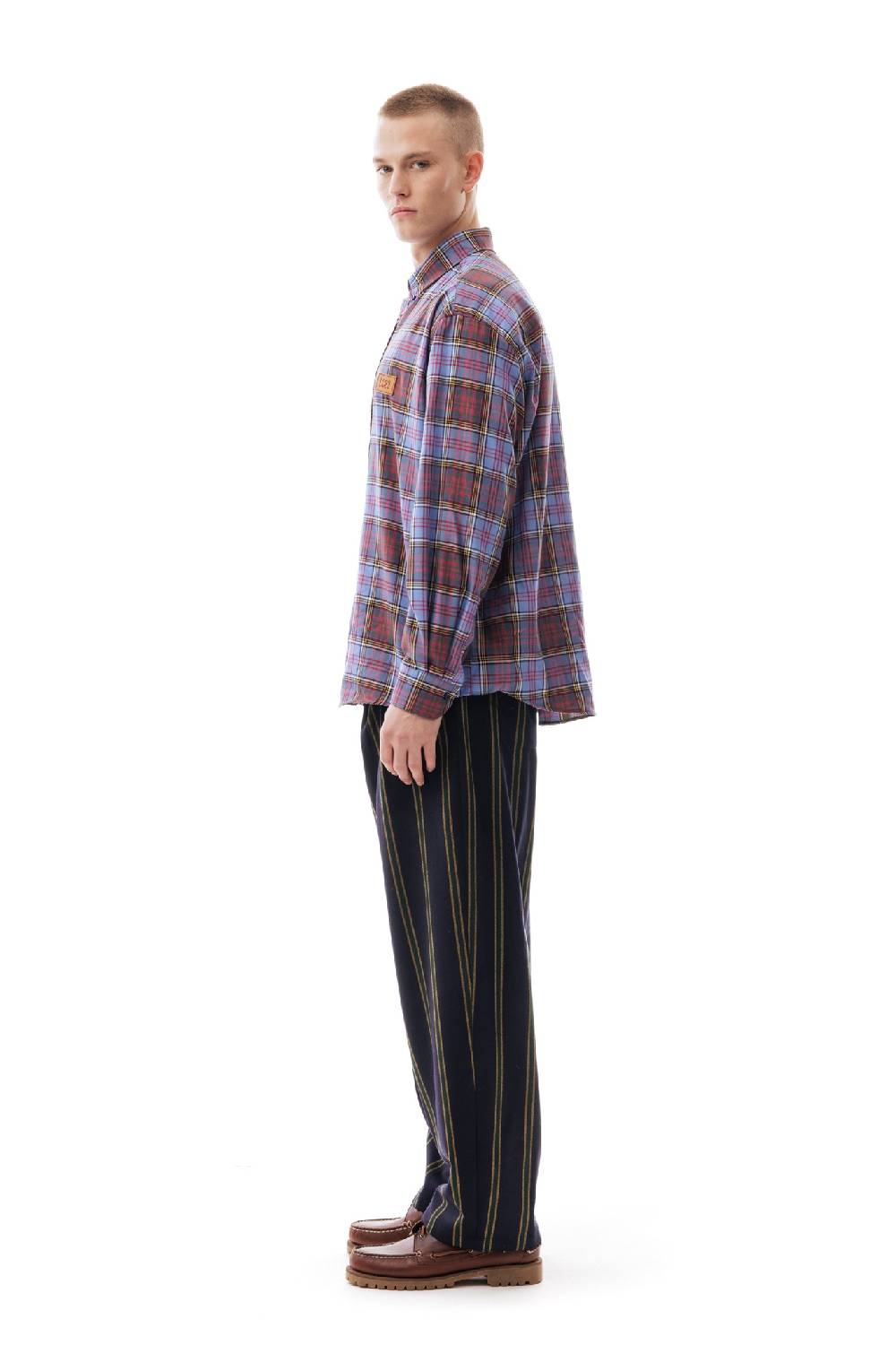 Lc23 Flannel Check Shirt Blue Fino al 60% di sconto