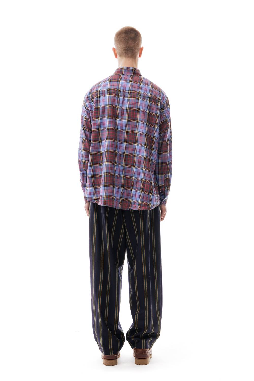 Lc23 Flannel Check Shirt Blue Fino al 60% di sconto