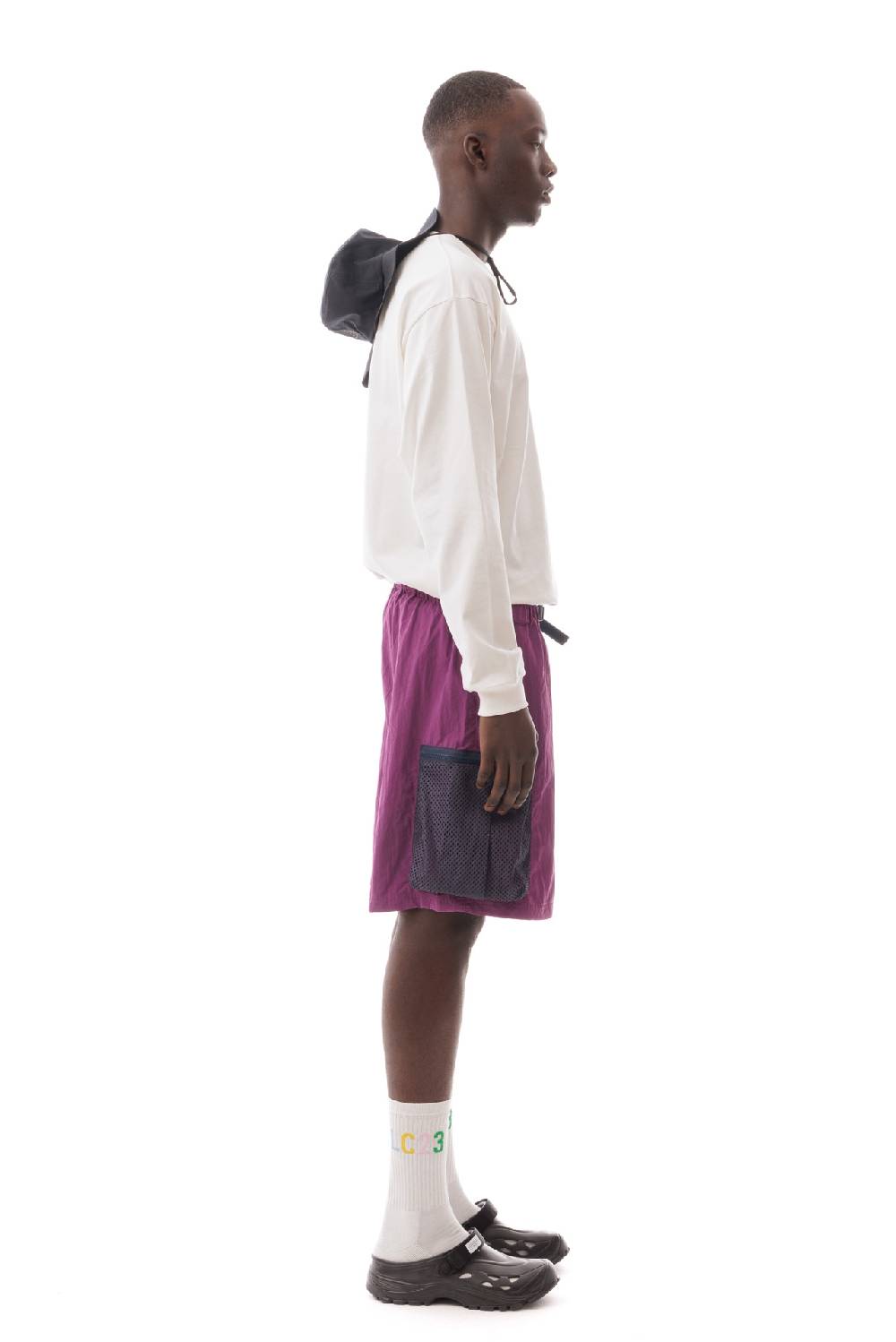 Lc23 Nylon Cargo Shorts Violet 2025