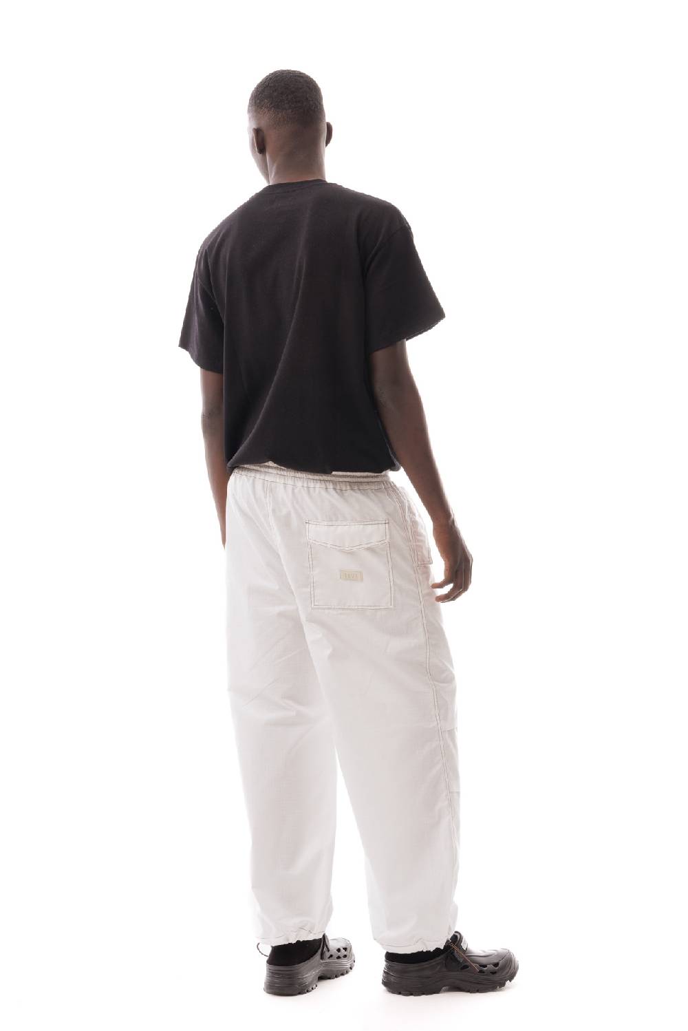 Lc23 Paracadute Pants White In Linea
