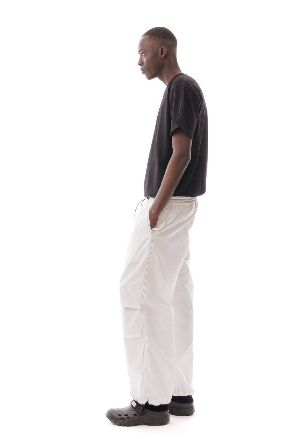 Lc23 Paracadute Pants White In Linea
