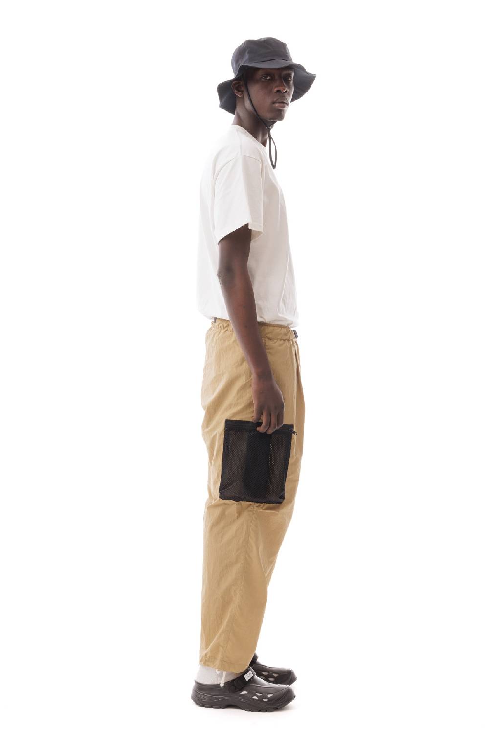 Lc23 Nylon Cargo Pants Camel Affare Del Giorno