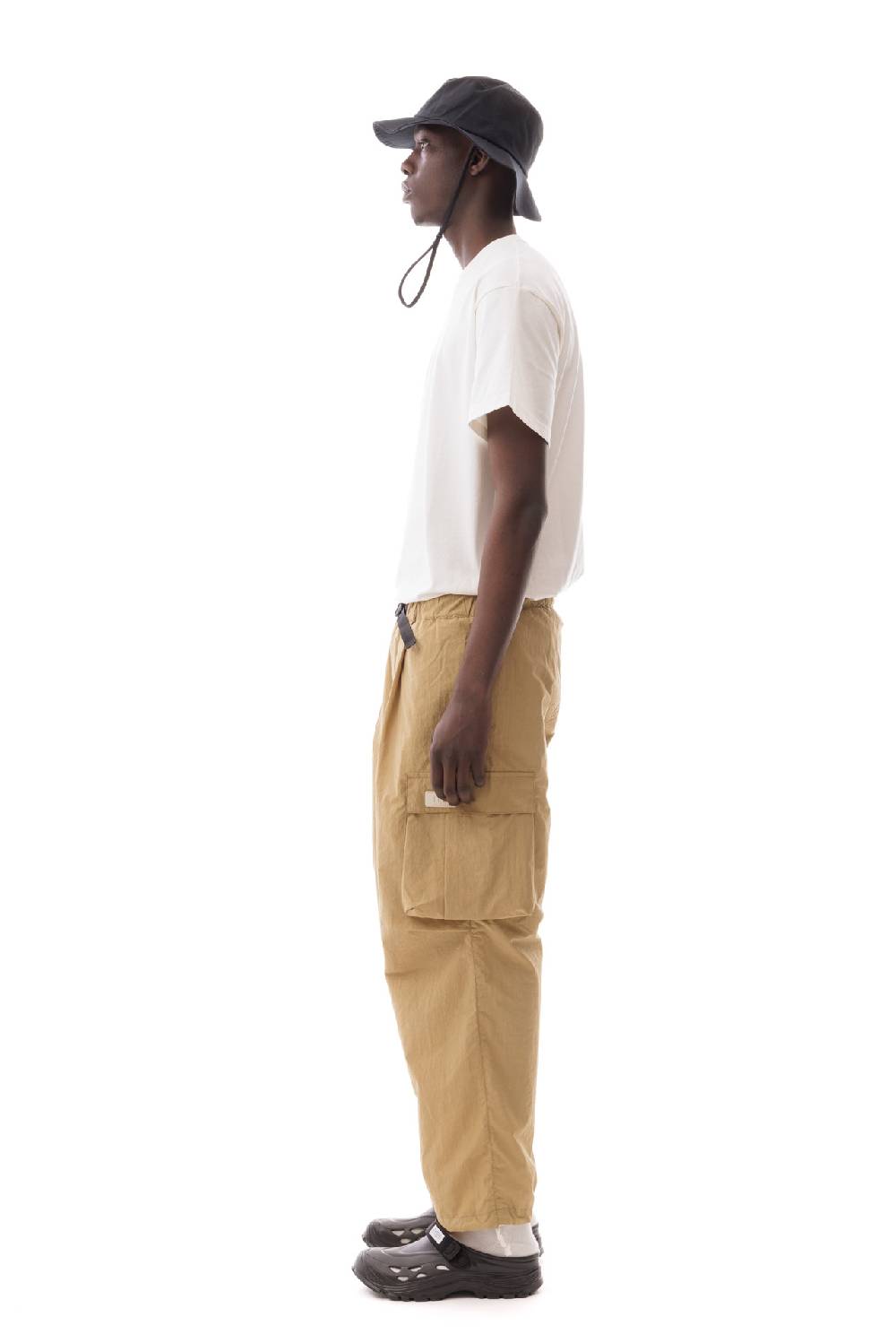 Lc23 Nylon Cargo Pants Camel Affare Del Giorno