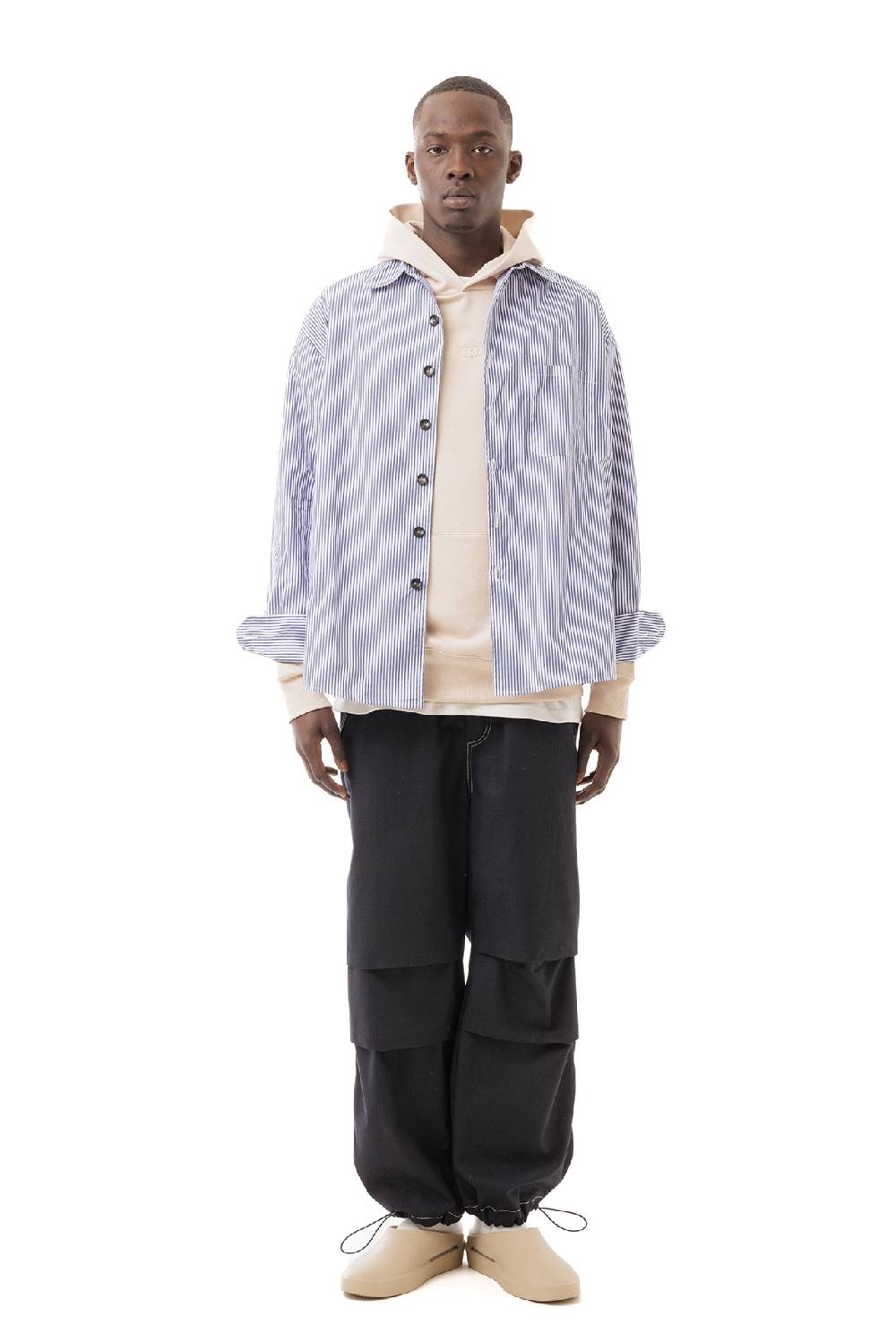 Lc23 Technical Stripes Overshirt Offerta