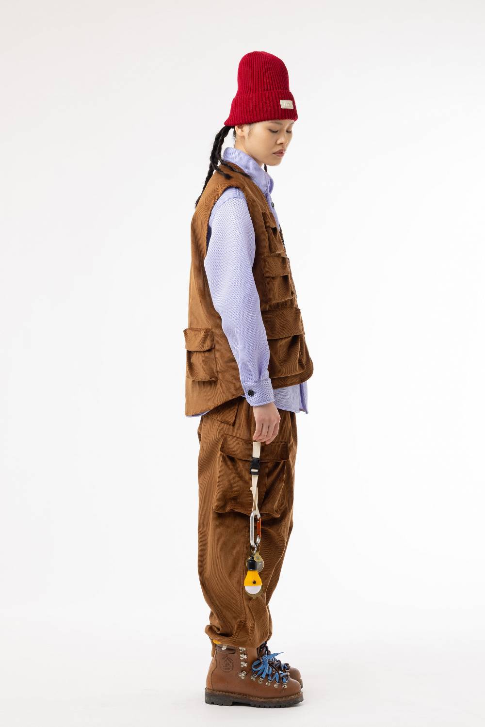 Lc23 Corduroy Cargo Pants Brown Vendite stagionali