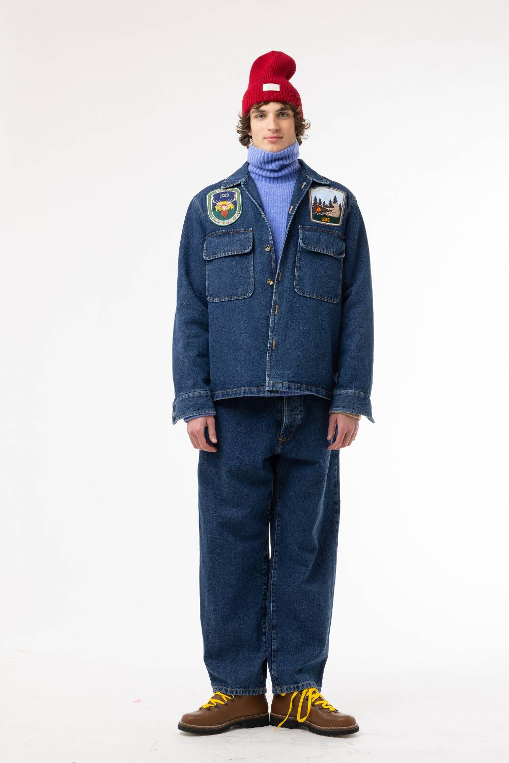 Lc23 Denim Patch Overshirt Offerta Giorno del Papà