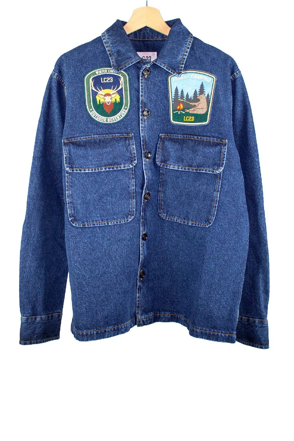 Lc23 Denim Patch Overshirt Offerta Giorno del Papà