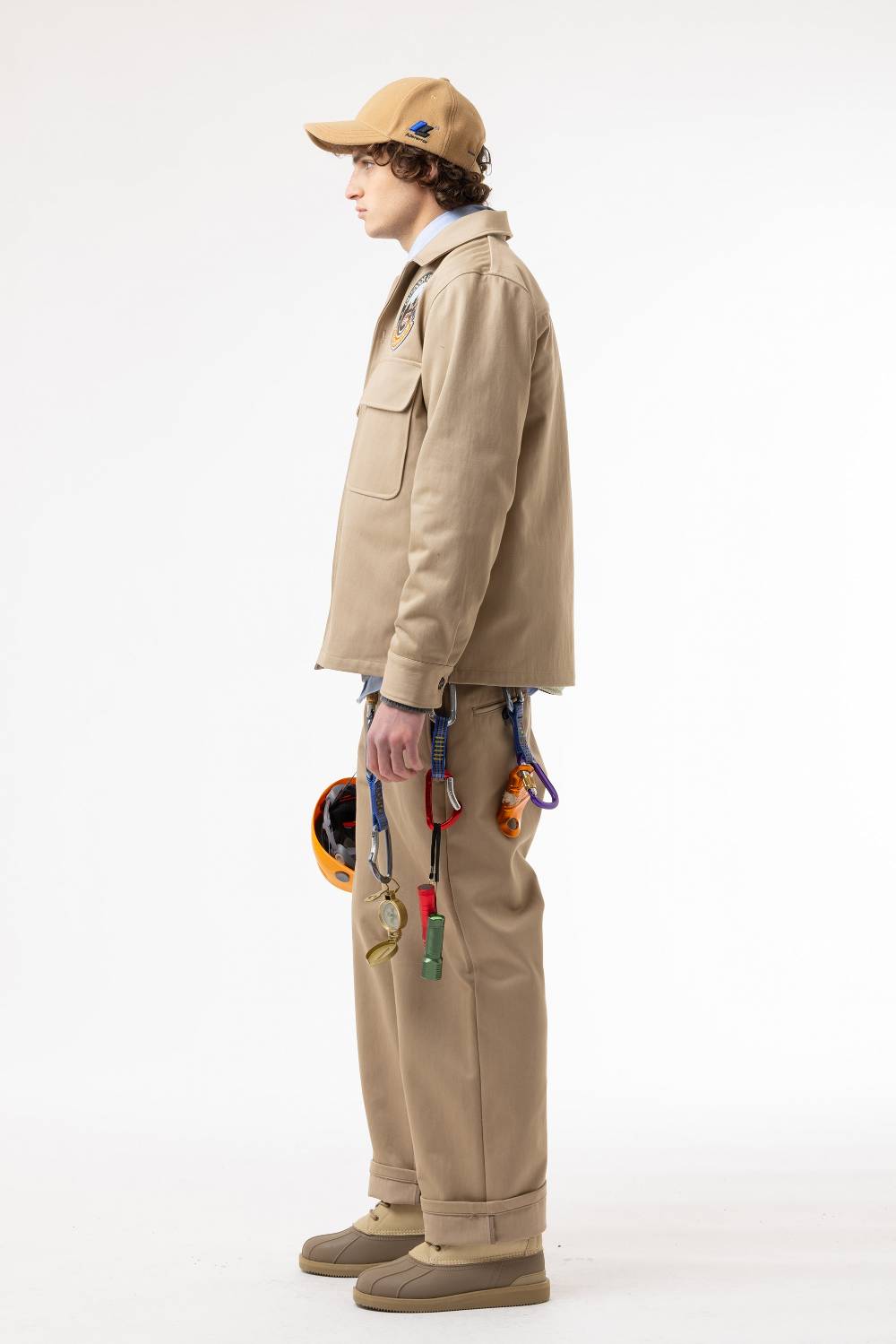 Lc23 Patch Canvas Overshirt Beige Offerta San Valentino
