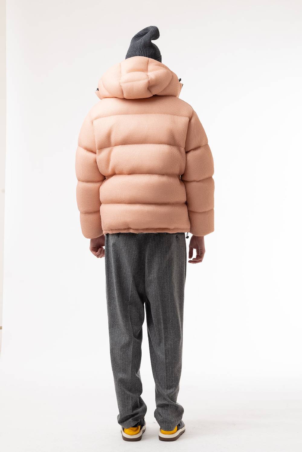 Lc23 Mesh Down Jacket Pink Smaltimento dello stoccaggio