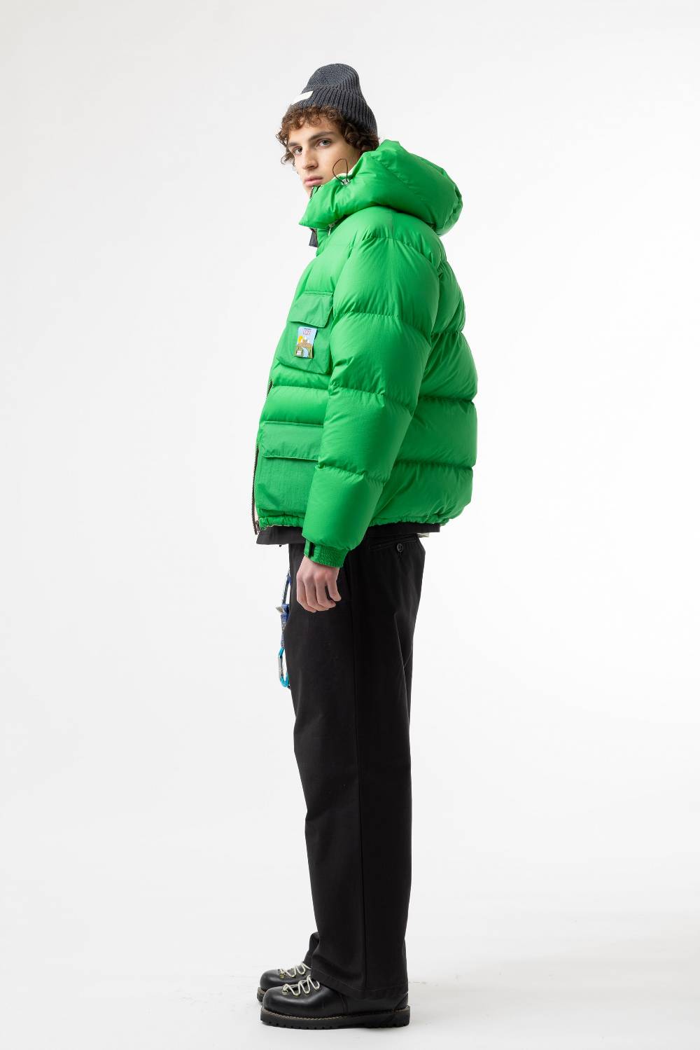 Lc23 Multipocket Down Jacket Green Vendita calda