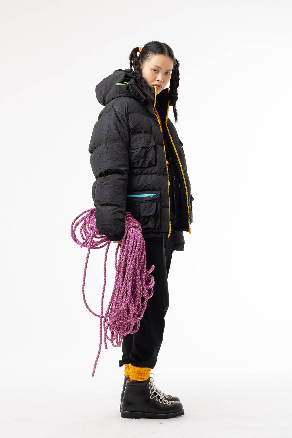 Lc23 Multipocket Down Jacket Black Offerta migliore