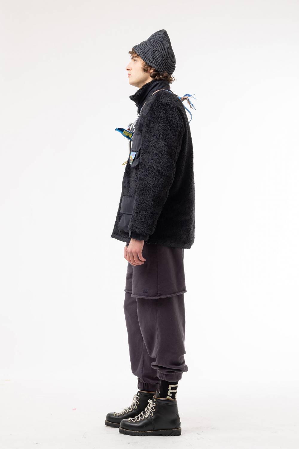 Lc23 Polartec Sherpa Jacket Black Offerte esclusive