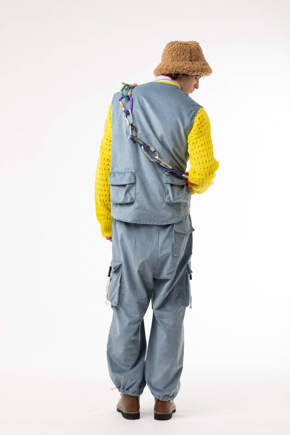 Lc23 Corduroy Multipocket Vest Blue Lightning offer