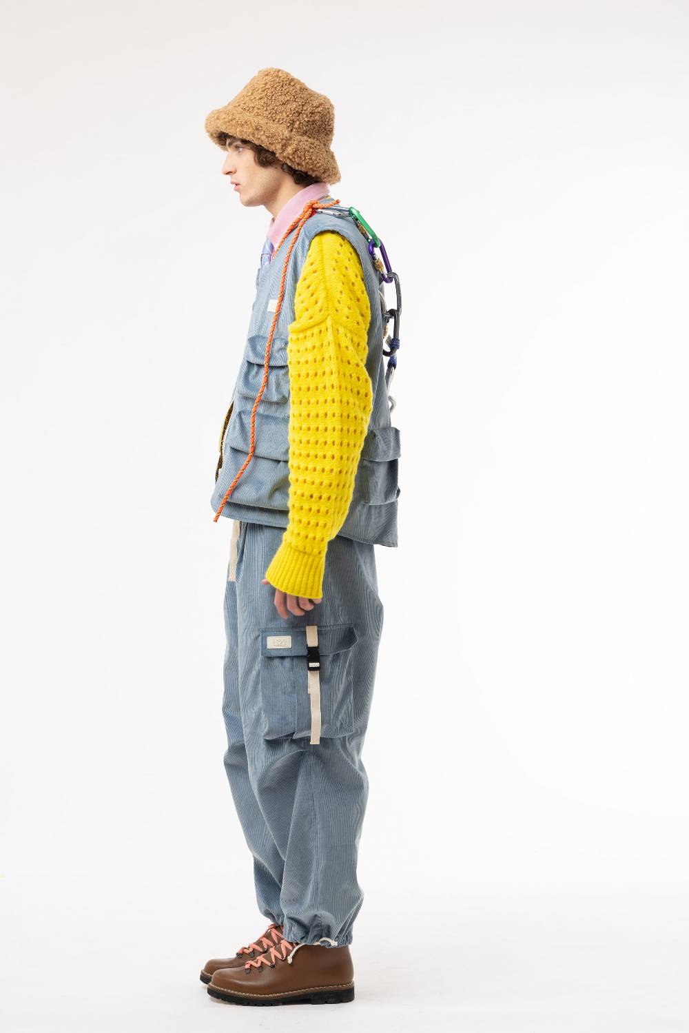 Lc23 Corduroy Multipocket Vest Blue Lightning offer
