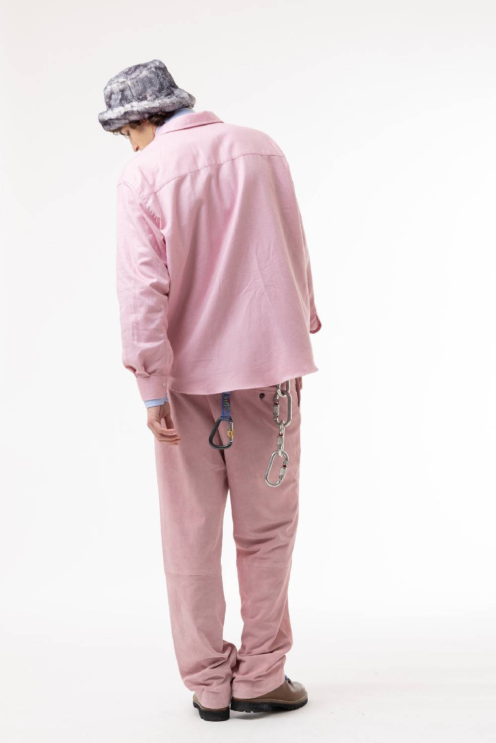 Lc23 Flannel Multipocket Shirt Pink Liquidazione