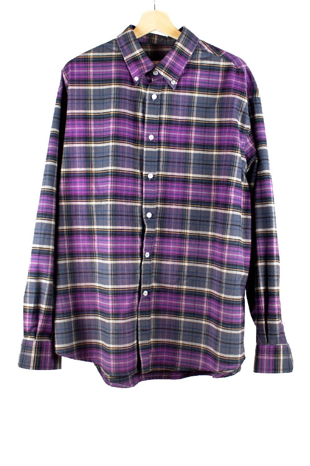 Lc23 Flannel Check Shirt Purple Offerte speciali