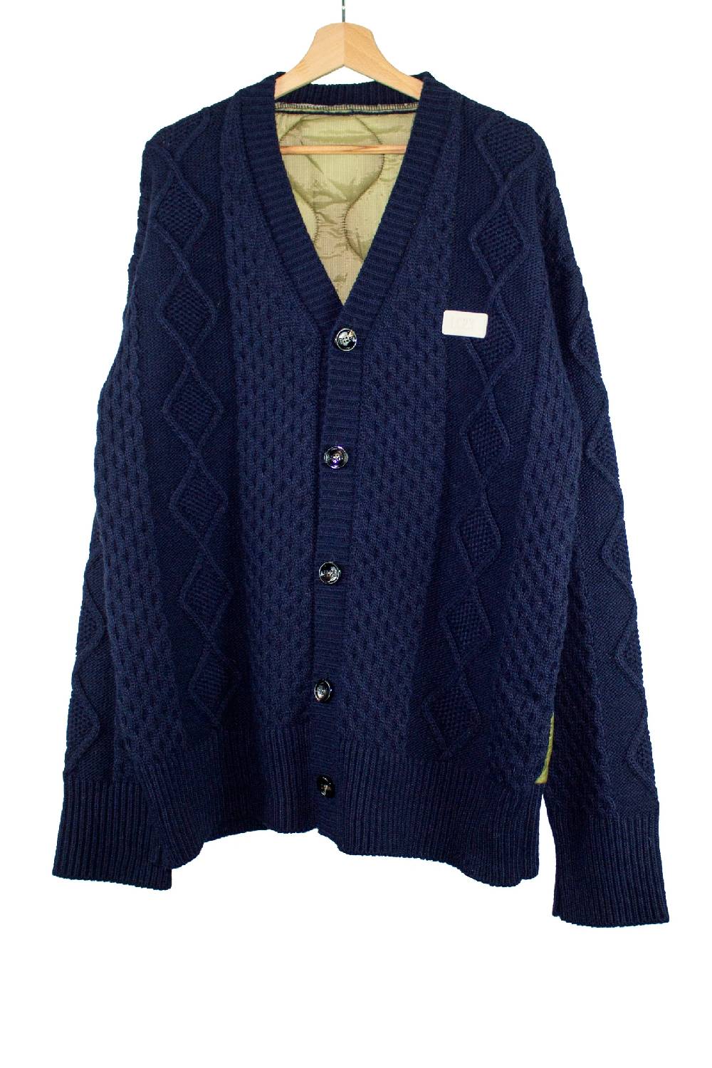 Lc23 Quilted Cardigan Navy Ultimo giorno