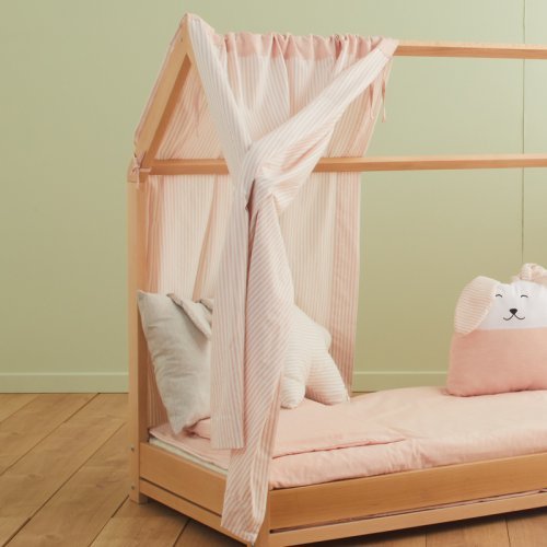 Nanán Tenda Letto Rosa per Lettino Montessori Sottocosto