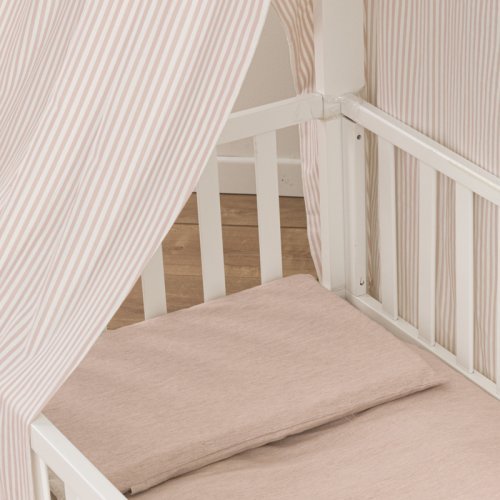 Nanán Set 2Pz Montessori Lenzuola letto + Federa Pink