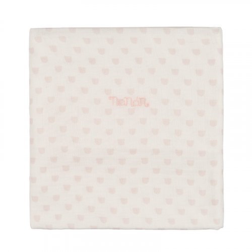 Nanán Mussola all over rosa 120x120 cm Novità