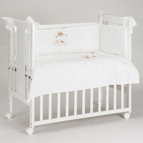 Nanán Set Piumone Mini Me 4pz Dadini Tato Bianco Outlet