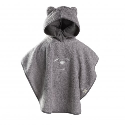 Nanán Accappatoio Poncho grigio 2/4 anni Consegna Veloce