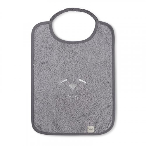Nanán Bavaglino pappa grigio 25x35 cm Nuova