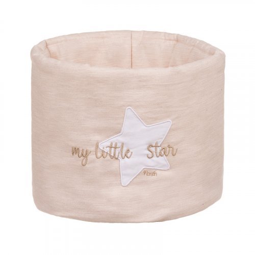 Nanán Cesto in stoffa beige Promozione Limitata