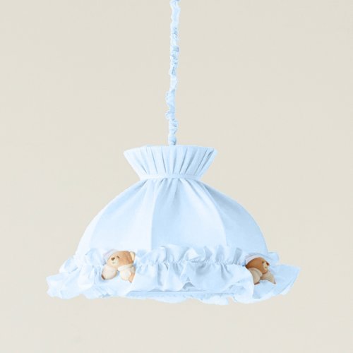 Nanán Puccio Lampadario Cupola Azzurro Saldi Di Fabbrica