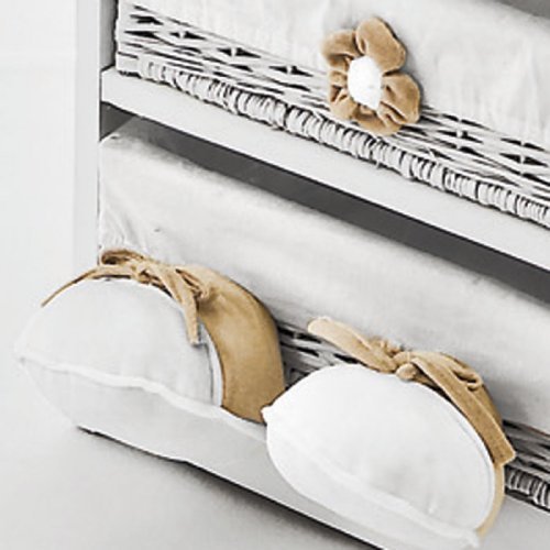 Nanán Mobile 4 cassetti Tato bianco Saldi Di Fabbrica