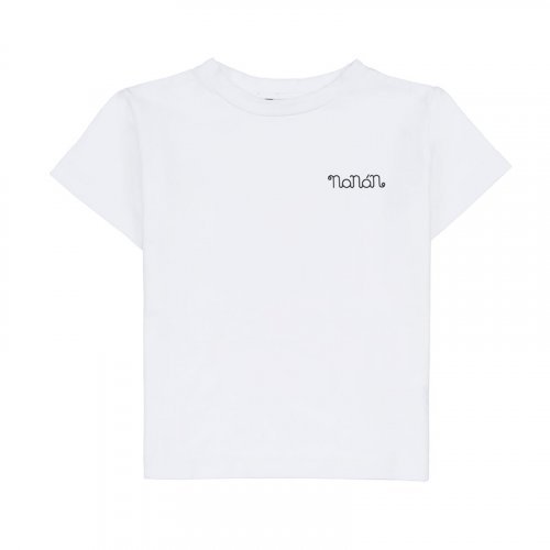 Nanán T-shirt Manica Corta Bianca Fino al 55% di sconto
