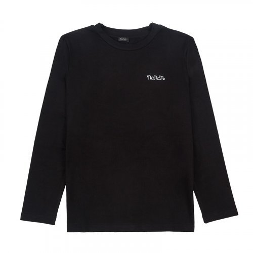 Nanán T-shirt Manica Lunga Nera 50% di sconto con spedizione gratuita