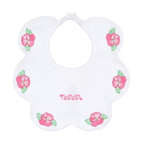 Nanán Bavaglio c/fiori ricamati Fino Al -60%