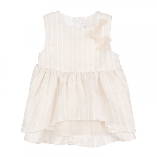 Nanán Blusa smanicata a righe panna In Saldo