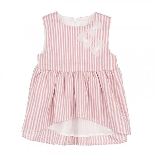 Nanán Blusa smanicata a righe rosa Nuova