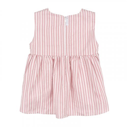 Nanán Blusa smanicata a righe rosa Nuova
