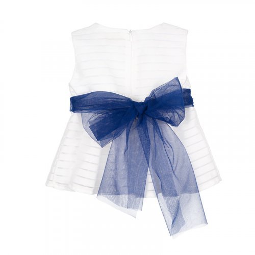 Nanán Blusa smanicata blu Negozio online di fabbrica