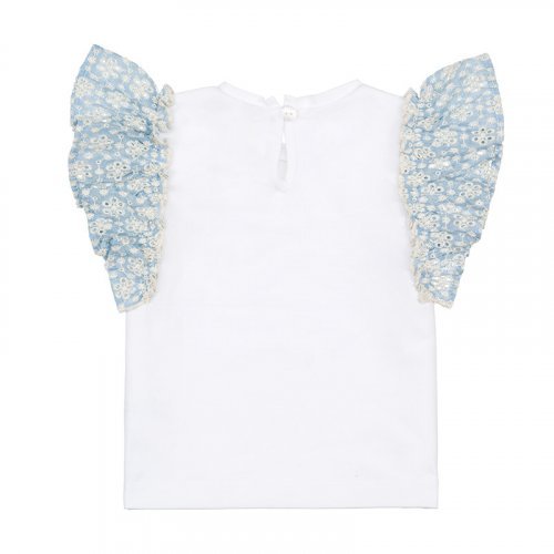 Nanán T-Shirt con frappa azzurra Spedizione Gratuita