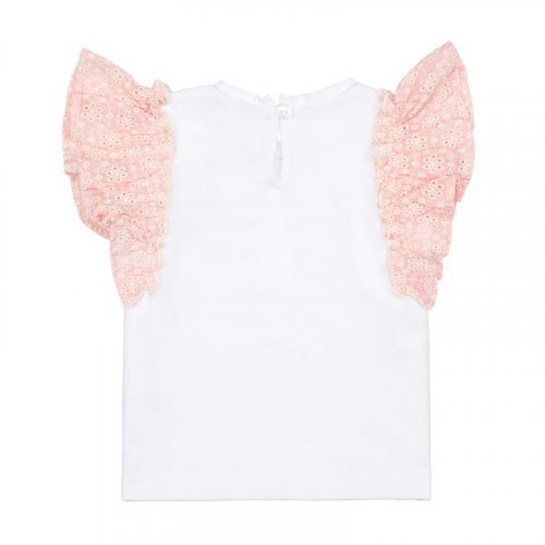 Nanán T-Shirt con frappa rosa Pezzi Unici