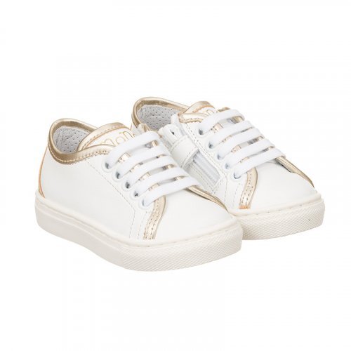 Nanán Scarpe in pelle bianche Sottocosto