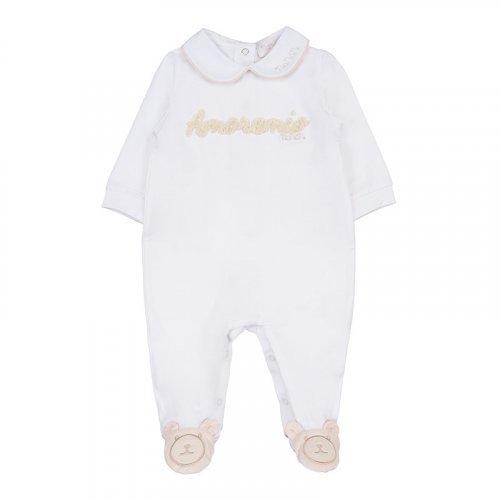 Nanán Tutina beige 'Amore Mio' con colletto Saldi Di Fabbrica