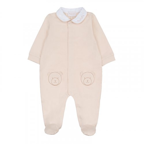 Nanán Tutina Aperta Davanti C/Colletto Beige In Saldo