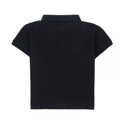 Nanán Polo Manica Corta Nera Moda