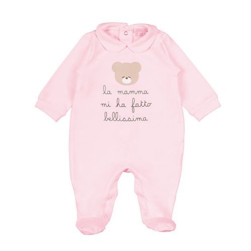Nanán Confezione Tutina con scritta Bimba Comprare a buon mercato