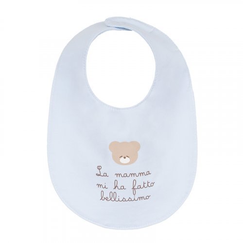 Nanán Bavaglio azzurro "La mamma mi ha fatto bellissimo" Black Friday