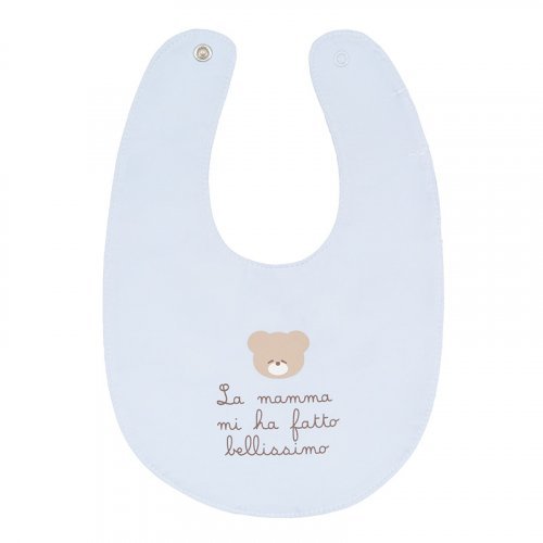 Nanán Bavaglio azzurro "La mamma mi ha fatto bellissimo" Black Friday