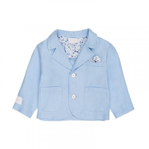 Nanán Giacca in lino azzurra Comprane uno, ottenene uno gratis