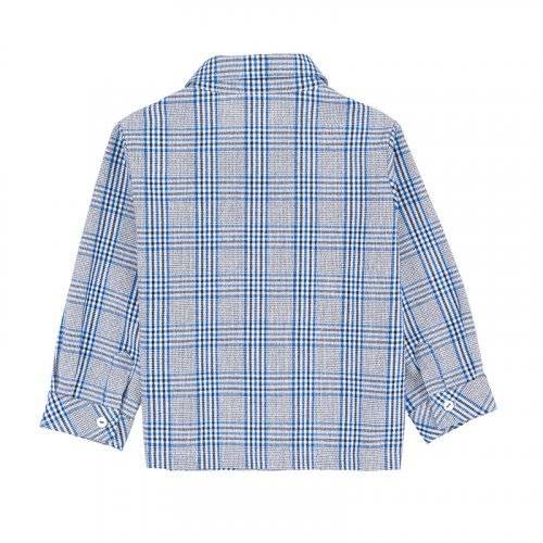 Nanán Giacca/camicia scozzese blu ACQUISTA ORA