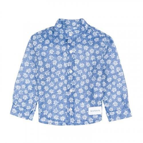 Nanán Camicia coreana azzurra Ultimo giorno