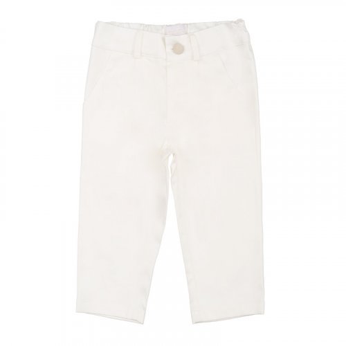 Nanán Pantalone classico bianco Sostegno trimestrale